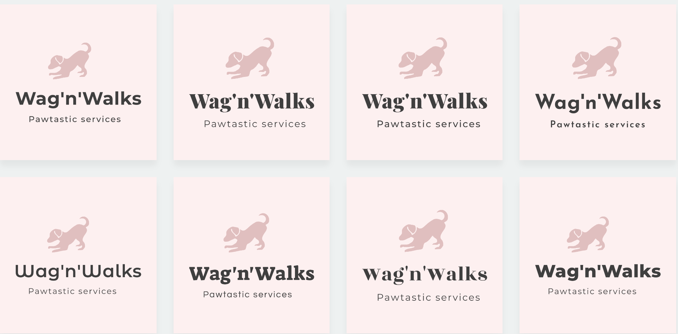 Dog Business logos. Example of our work.